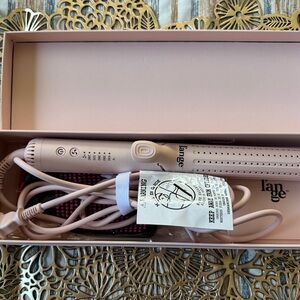 Lange Pink Hair Straightener Brush